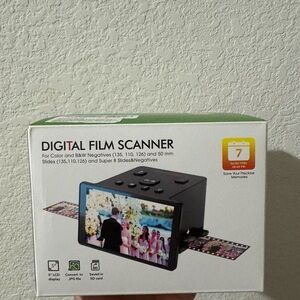 Digital Film Scanner - Black - Scan Negatives & Slides